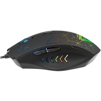 Tracer GAMEZONE XO USB мышь TRAMYS46797, 800-1600 dpi, 6 кнопок, 1 колесо, 1.3 м кабель, RGB подсветка (TRAMYS46797)