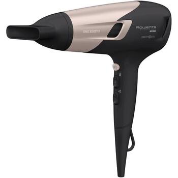 Rowenta фен CV5831F0, 2100 Вт, 3 температурных режима, диффузор, черный/розовый (CV5831)