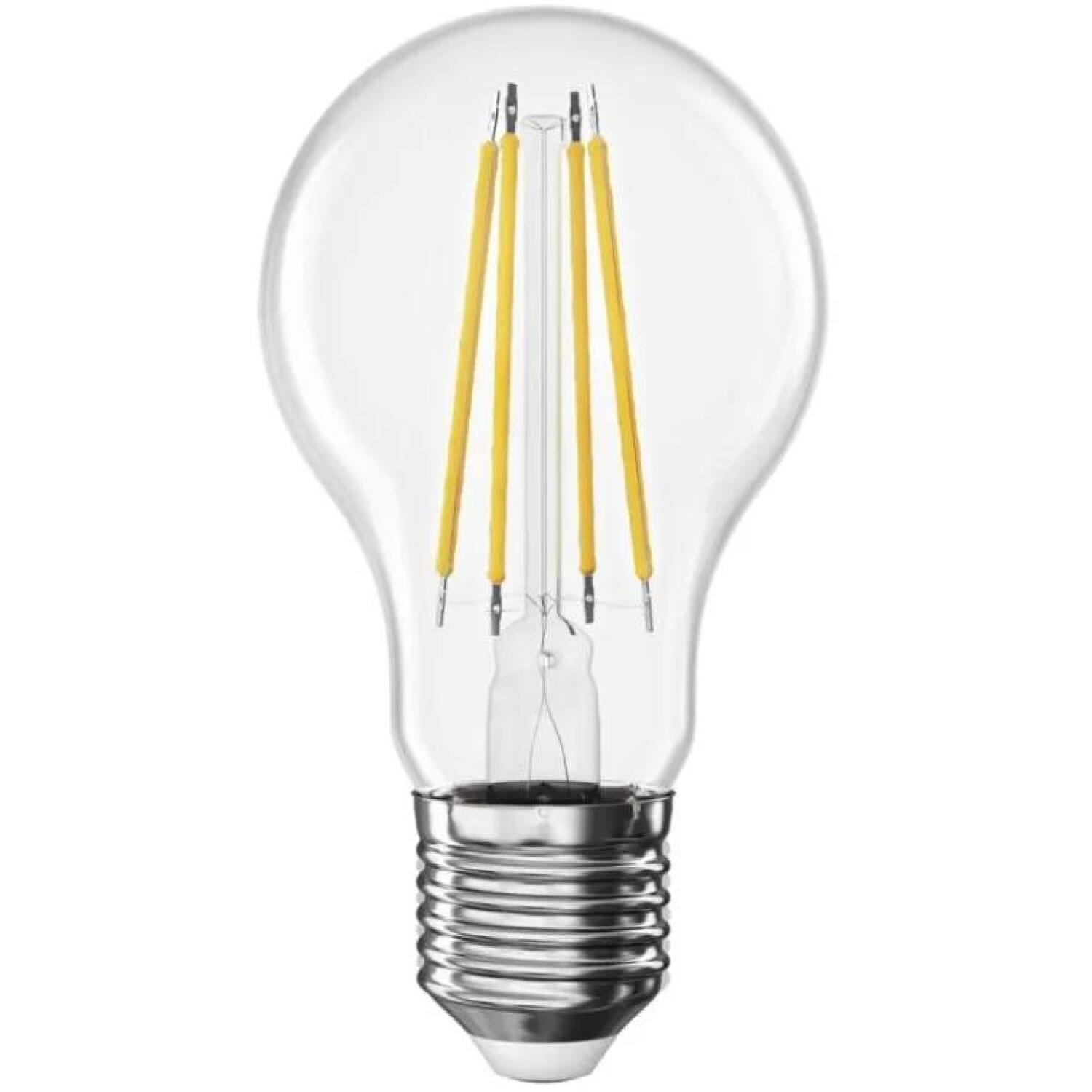 Emos LED лампа FILAMENT A60 ZF5158, 5 W, 1 060 lm, 230 V, 50 000 часов, E27, нейтральный белый, 360°, класс A (ZF5158)