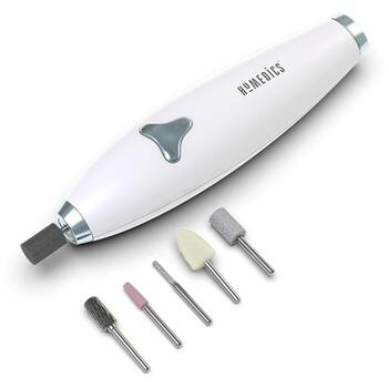 Homedics MAN-1700B-EU Роскошный набор для маникюра и педикюра, 6 насадок, 8 скоростей, USB зарядка (MAN-1700B-EU)