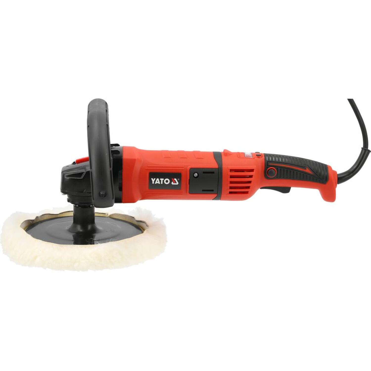 Yato pulētājs YT-82198, 1400W, 600-3200 min⁻¹, 180mm, M14, 230-240V, 50Hz, maigs starts, elektroniska ātruma regulēšana (YT-82198)