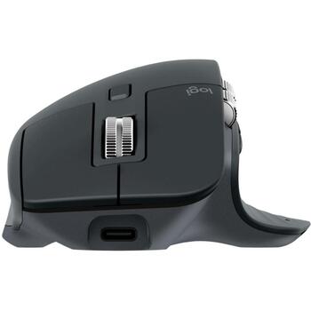 Logitech оптическая мышь MX Master 3S 910-006559, 8000 DPI, 7 кнопок, Bluetooth, перезаряжаемая, эргономичный дизайн (910-006559)