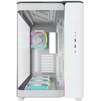 Montech Kaste KING 95 PRO (W) KODS, 2x140mm sānu ventilatori, 1x120mm aizmugures ventilators, 8x2.5