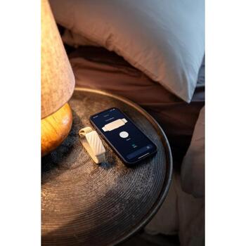 Homedics Будильник SS-WB100CE-WW, кремовый, 9 режимов вибрации, аккумулятор, регулируемый ремешок (SS-WB100CE-WW)