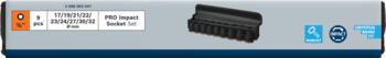 Trieciena uzgriežņatslēgām PRO IMPACT MUCIŅU KOMPLEKTS BOSCH 2608003041 (2608003041)