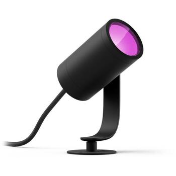 Philips Hue уличный прожектор Lily 8718696169087, 8Вт, 24В, 600лм, 2000-6500К, IP65, LED, Bluetooth, Zigbee, Apple HomeKit, Alexa (8718696169087)
