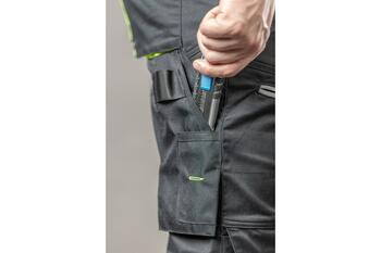 Hogert Защитные комбинезоны HT5K824-XL, 260 г/м², 58% хлопок, 40% полиэстер, 2% эластан, EN ISO 13688, OXFORD 600D усиления (HT5K824-XL)