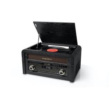 Muse Проигрыватель винила MT-115W, 20Вт, CD, USB, Bluetooth, FM радио, 33/45/78 об/мин, деревянный корпус (MT-115W)