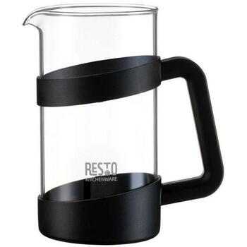 Resto френч-пресс 90509, 1000 мл, боросиликатное стекло, фильтр из нержавеющей стали, пластиковая крышка, черный (90509)