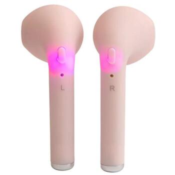 Denver Беспроводные наушники TWE-46 Rose 111191120290, Bluetooth V5.0, 10м, 40mAh x2, 400mAh, 30ч в режиме ожидания (111191120290)