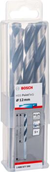 Urbis metālam PointTeQ 12 x 101 x 151mm, 5 gab., Urbjmašīnām/skrūvgriežiem POINTTEQ HSS SPIRĀLVEIDA URBIS, 2608577288, BOSCH (2608577288)