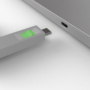Lindy USB Type C блокиратор порта 40426 упаковка из 4 шт., Зеленый, 14.52x112.5x11.25mm, Вес 0.01kg (40426)