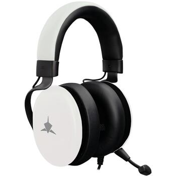 White Shark Наушники GH-2540 ELEPHANT-W, 330g, Белый, 1.8m, 32Ω, 20Hz-20KHz, 108dB, Проводные, Микрофон, Регулятор громкости (ELEPHANT-W)