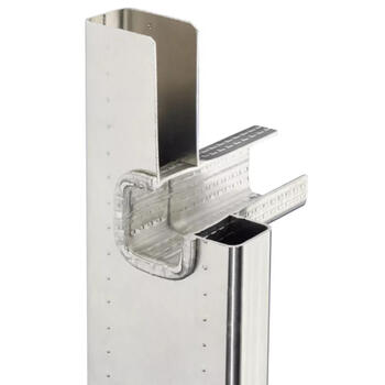 Hailo S80 ProfiStep duo kāpnes, 037212007, 2x12 pakāpieni, 150 kg, 675 cm, alumīnijs (037212007)