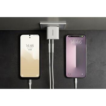 Intenso strāvas adapteris 7802412, 2xUSB-A, 100-240 V, 5 V, 24 W, 2.4 A, 2 izejas, balts (7802412)