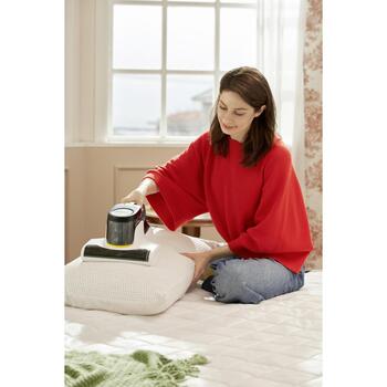 Karcher Пылесос для матрасов VCH 4 UVClean 1.198-412.0, 220-240V, 50-60Hz, 80dB, 500W, 5m, 400ml, UV-C свет, вибрационный валик (1.198-412.0)