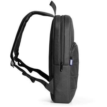 Port Designs Рюкзак Eco Portland II 105350, 10 л, 16 дюймов, черный, большой передний карман, переработанный PET (105350)