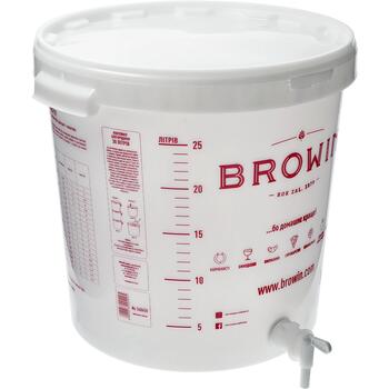 Browin Fermentācijas tvertne 30 L, 340450, 30 L, polipropilēns bez BPA, ar krānu, ar gaisa slēgvārstu (340450)