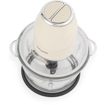 Salter Кухонный измельчитель EK6686CRMVDE, 500W, 1.2L, 2 скорости, нержавеющие лезвия (EK6686CRMVDE)