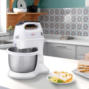 Tefal Quickmix ручной миксер HT312138, 300 Вт, 5 скоростей, Турбо режим, Нержавеющая сталь (HT312138)