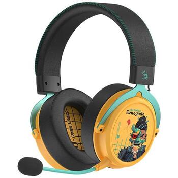 A4Tech Bezvadu austiņas MR595 A4TSLU47750, 304g, Melna, 105dB±3, 32Ω, 20Hz-20KHz, Bluetooth, USB-C (A4TSLU47750)