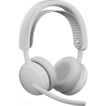 Logitech austiņas Zone Wireless 2 981-001520, 48h, Bluetooth 5.3, USB-C, ANC, stereo, 40mm, balts (981-001520)