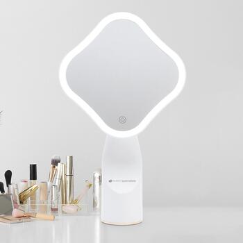Rio Зеркало для макияжа MMIF-EU/1.1, белое, LED подсветка, USB зарядка, 360° поворот, сенсорное управление (MMIF-EU/1.1)