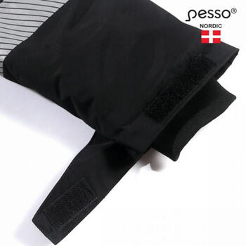 Зимняя куртка Nova, 3XL, Pesso, черная/желтая, 3000g/m² 24h, 5000 mm (NOVA_J-3XL)