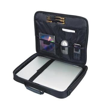 Targus Сумка для ноутбука Classic Clamshell TAR300, 15.6 дюймов, полиэстер, плечевой ремень, портфель, черный (TAR300)