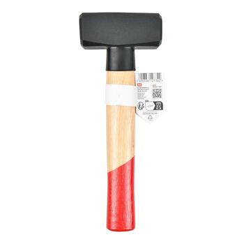 Kreator Kluba āmurs KRTH90201, 1kg, 85mm, 39mm, 215mm, C45 kalts tērauds, FSC koka rokturis (KRTH90201)