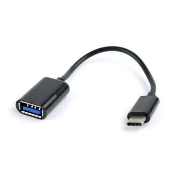 Gembird USB адаптер AB-OTG-CMAF2-01 USB 2.0 OTG Type-C, черный, 0.008 кг (AB-OTG-CMAF2-01)