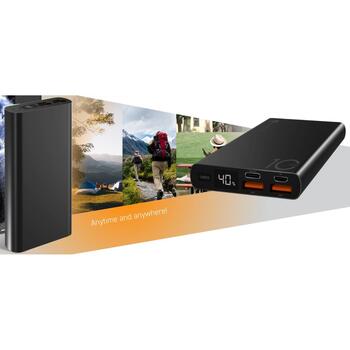 Navitel PWR10 AL Black, 10000mAh, 3.7V, 22,5W, USB-C 5V 2,6A, 9V 2A, 12V 1,5A, USB-Ax2 5V 3A, 9V 2A, 12V 1,5A, Mikro USB 5V 2A (PWR10 AL Black)