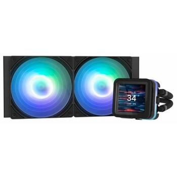 Zalman Ūdens dzesētājs Alpha2 DS A24 Black, 12 V, 1,25 l/min, 2000 rpm, AM4, AM5, LGA 115x, LGA 1200, LGA 1700, LGA 1851 (Alpha2 DS A24 Black)