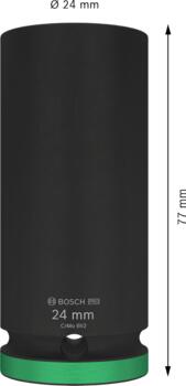 Trieciena uzgriežņatslēgām PRO IMPACT MUCIŅA BOSCH 2608003055 (2608003055)
