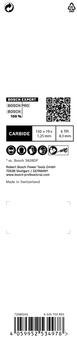 1 Zobenzāģa asmens S641HM Fiber Plasterboard, Zobenzāģiem EXPERT FIBER PLASTER S641HM ASMENS, 2608900407, BOSCH (2608900407)