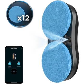 Cecotec Робот для мытья окон Conga Windroid W10 DoubleSpray A01_EU01_120821, 7.5m, 30min, 0.05L, 4 режима (A01_EU01_120821)