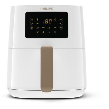 Philips karstā gaisa friteris HD9255/30, jauda 1400 W, tilpums 4.1 L, krāsa Zelta/Balta, skārienkontrole, 7 programmas (HD9255/30)