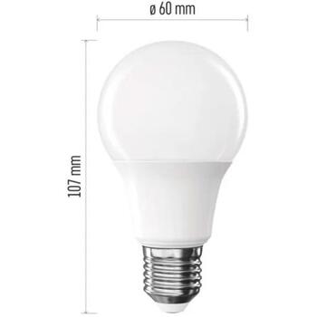 Emos LED лампочка Classic A60 ZQ5E41, 7 W, 806 lm, 220-240 V~, 50/60 Гц, 30 000 часов, E27, теплый белый (ZQ5E41)