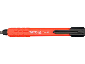 Yato автоматический столярный каменщицкий карандаш YT-69280, PVC, 1 лоток, HB, дерево, древесные материалы, стена, штукатурка (YT-69280)