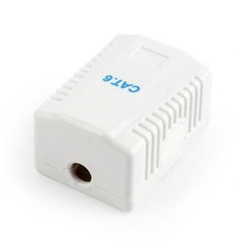 Gembird Коробка для монтажа кабеля CAT6 UTP 53 x 40 x 30 мм (NCAC-1U6-01)