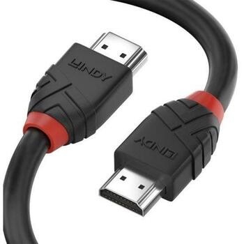 Lindy HDMI kabelis 36771, 1 m, 48 Gbit/s, 8K60Hz, 4:4:4, PVC, melns, 2.1, vīriešu savienotāji (36771)