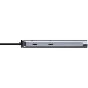 Targus Dual Video Mobile Dock DOCK427GL, 2xHDMI, 2xUSB-C, 2xUSB-A, 1GbE, 140W, 4K@60Hz, kompakta dokstacija (DOCK427GL)