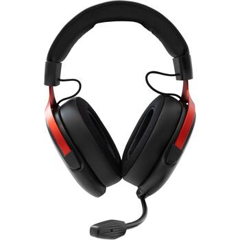 White Shark Наушники FOX-B, 280г, Черный, 32Ω, 20Hz-20KHz, 40mm драйверы, многопозиционный микрофон, регулятор громкости (FOX-B)