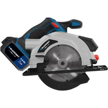 Blaupunkt Циркулярная пила CC5010, 2.2кг, 320мм, 190мм, 18В, 4000мАч, 165мм, 3650об/мин, 50мм, 35мм, бесщеточный двигатель (CC5010)