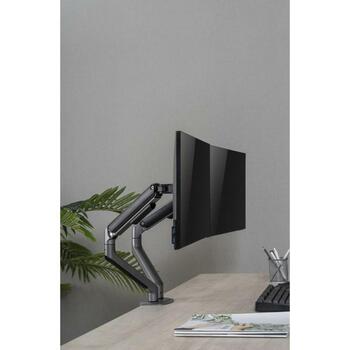 Gembird LCD monitors stiprinājuma roka MA-DA2-05, 17-32'', 2 monitori, 18 kg, VESA 100 x 100 mm, pelēka (MA-DA2-05)