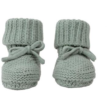 Lodger Slipper Knit čībiņas SLK 109_0-6, 0-6M, 100% kokvilna, Silk Knit, zaļa, unisex, visiem gadalaikiem (SLK 109_0-6)