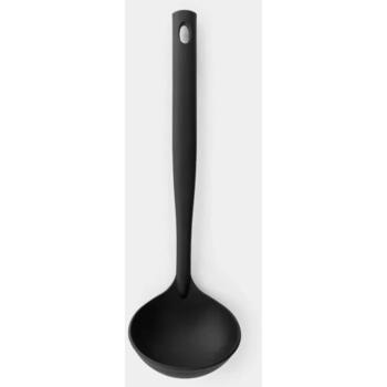Brabantia половник для супа 365225, нейлон, 220°C, можно мыть в посудомоечной машине, черный (365225)
