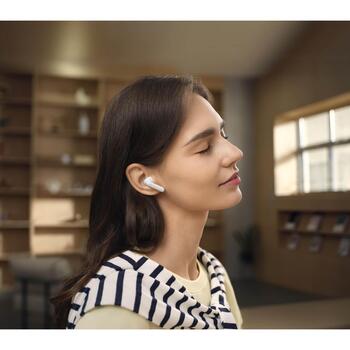 Huawei bezvadu austiņas FreeBuds SE 4 ANC 55038498, Bluetooth 5.4, 10 mm, 20-20000 Hz, aktīvā trokšņu slāpēšana, IP54, balta (55038498)