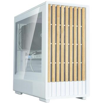 Zalman P10 NAMU WHITE, Mini-Tower korpuss, mATX, 3x120mm ventilatori, balts, 340mm GPU, 173mm CPU, 140mm PSU, USB 3.0, USB-C (P10 NAMU WHITE)