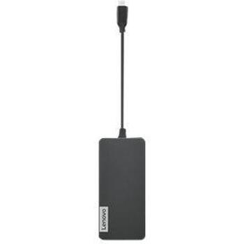 Lenovo USB-C 7-in-1 док-станция GX90T77924, 2xUSB3.0, 1xUSB2.0, 1xHDMI, 1xTF кардридер, 1xSD кардридер, 1xUSB-C порт для зарядки (GX90T77924)